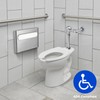 Stardrix Slim Brushed Stainless Steel Toilet Seat Cover Dispenser –