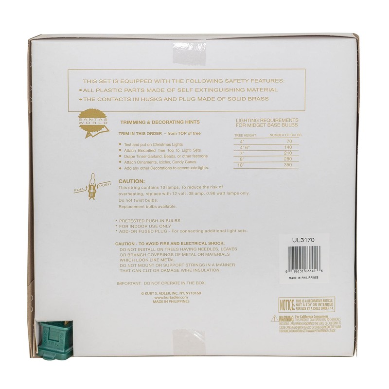 10-Light 8-Point Silver Glitter Capiz Star Tree Topper