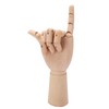 Wooden Hand Model Movable Flexible Durable Wood Wide Application Wooden