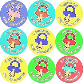 144 I Gave up my Dummy 30 mm Reward Stickers for School Teachers, Parents