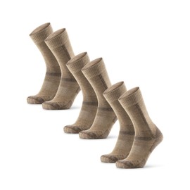 DANISH ENDURANCE Merino Hiking Socks, Summer Trekking Socks, Merino Wool Socks, Breathable & Strong Padded, Unisex, Men, Women & Children, 1 or 3 Pairs