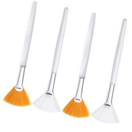 4 Pcs Face Mask Brush Set, Face Mask Brush Applicator with Soft Facial Brushes, 15cm x 5cm, Ideal for Mud Mask, Cream and Skincare Routines