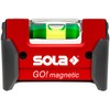 SOLA LSGOM GO! Nivel magnético portátil con clip y 1