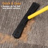 FURemover Pet Hair Removal Rubber Broom, 61" Telescopic Handle