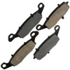 Caltric Front & Rear Brake Pads for Kawasaki Vulcan 1500