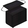 ZAIPP Disposable_Face_Masks - 100 PCS (100PC, Black)