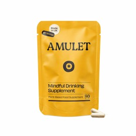 Amulet Alcohol Suppressant Tablets for Cravings & Moderation Support – Reduce the Urge to Over-Pour – Anti Alcohol Supplement & Sobriety Aid with Kudzu Root, NAC & Liver Detox Support – 30 Day Supply