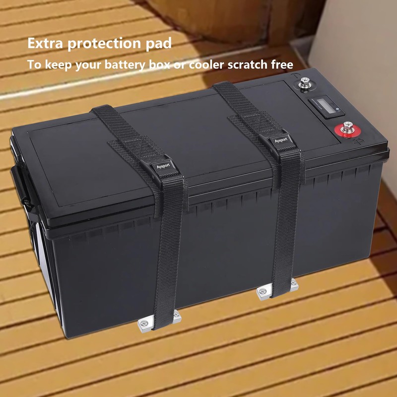 Ayaport Battery Tie Down Strap Battery Box Hold Down Kit