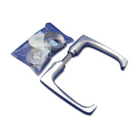 Miwa Lock #20 Aluminum Lever Handle, Silver Color, Lever Handle Only