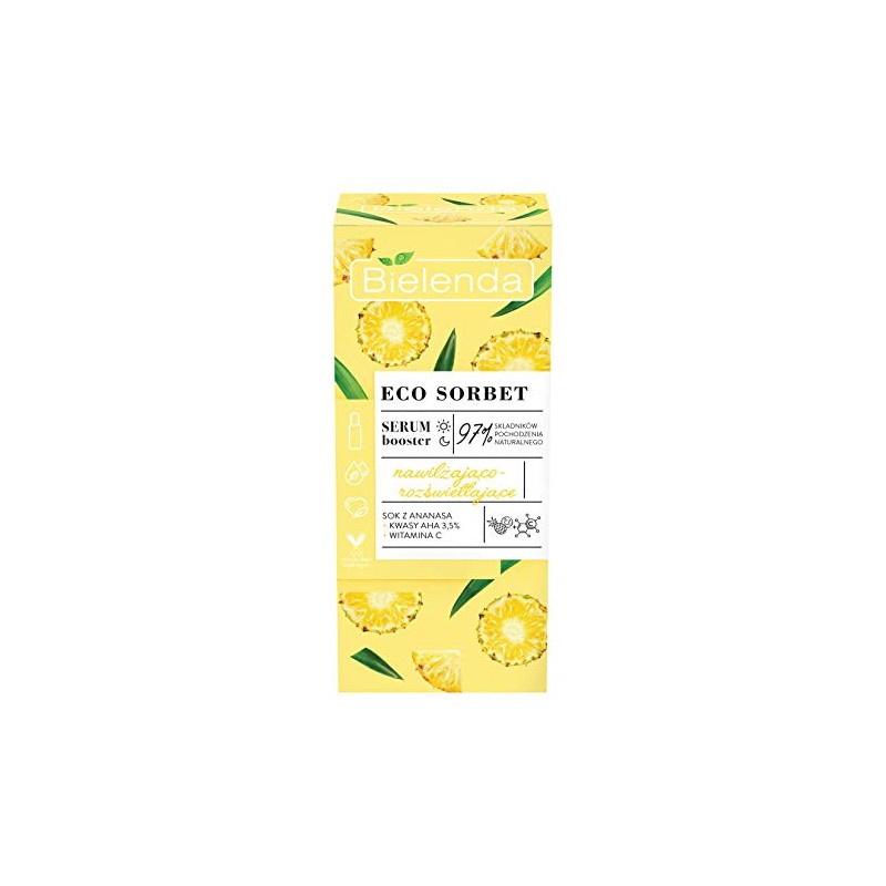 Bielenda - ECO SORBET - Moisturizing and brightening face booster