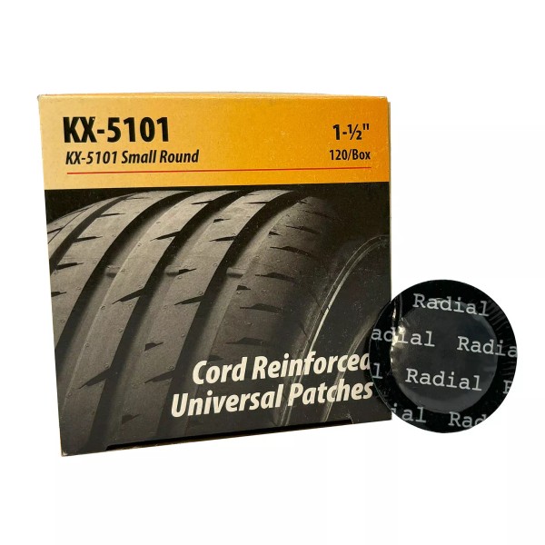 KEX KX-5101 Fabric Reinforced Universal 1-9/16 in Round Patches, 120