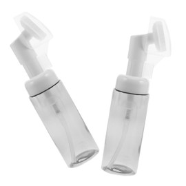 WOONEKY Portable Soap Dispenser 2 Pack Foaming Cleanser Bottles 60ml Shampoo Pump for Face Body Travel Toiletry Solution