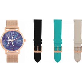 Toff London Pisces Star Sign Gift Set for Women, Four Strap Options