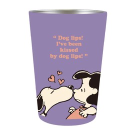 Ken Onishi Peanuts Stainless Steel Tumbler PURPLE Size: Approx. φ3.4 inches (8.6 cm), H12 inches (12 cm), PK-1803
