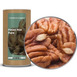 1 x 500 g pecan nuts, pecan kernels, nut halves peeled, natural, sugar-free and salt-free vegetarian, vegan, gluten-free, lactose-free, 100% premium
