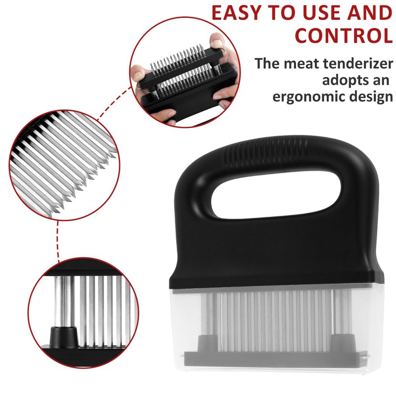 Eummy Meat Tenderizer with 48 Stainless Steel Ultra Sharp Needle