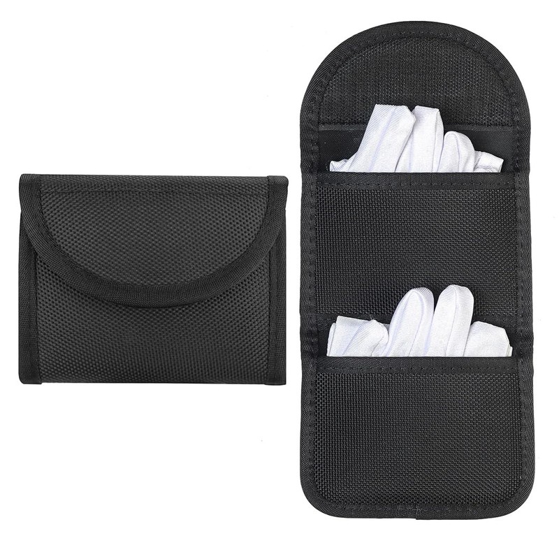 WeddHuis Pack of 2 belt glove bag, latex glove, disposable