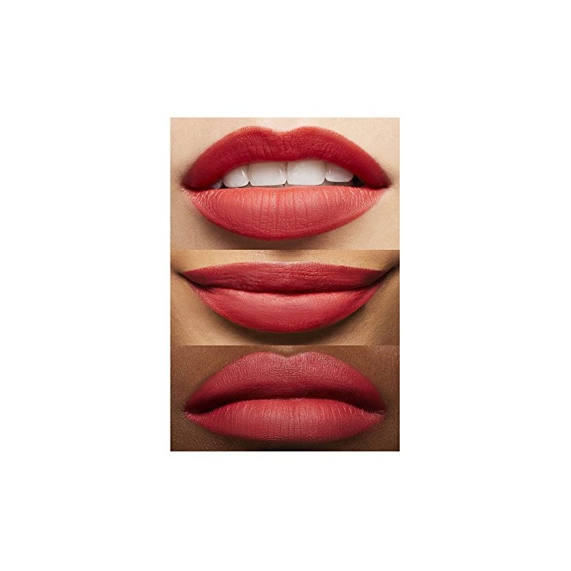 MAC Cosmetics Pintalabios Powder Kiss, Bright Creamy Salmon Pink, 0.1