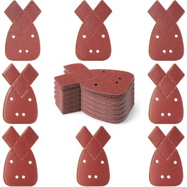 70pcs Black and Decker Mouse Sander Pads, Mouse Sanding Sheets with Replacement Tips, 40/60/80/120/180/240/320/400, 8 different grits from coarse to fine