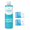 Kit Shampoo Adios Caspa Sheló Nabel 530 Ml 2pack Jabon