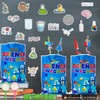 QZYCMHOO 111PCS Science Party Favors Set, Lab Birthday Decorations Including
