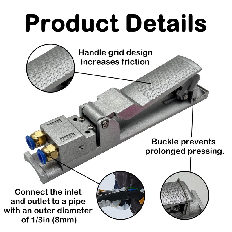 Deesucc Sand Blaster Machine Pneumatic Switch Sandblaster Deadman Control Sandblaster