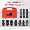 DNA MOTORING 10pc Motorcycle Fly Wheel Puller Set, Universal Flywheel