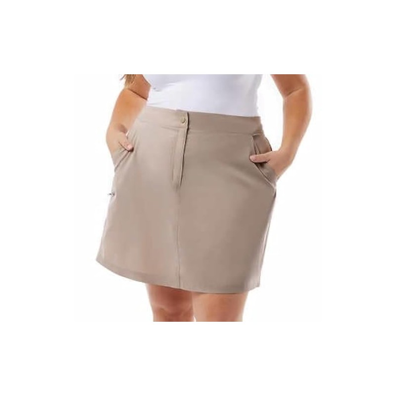 32 grados de carga y falda para mujer, Beige, Large