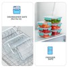 KOMUEE 10 Pack Glass Food Storage Containers, Meal Prep Containers