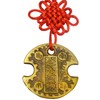 (isui) yishui guzu Feng Shui Wealth Lock Coin Amulet Charm