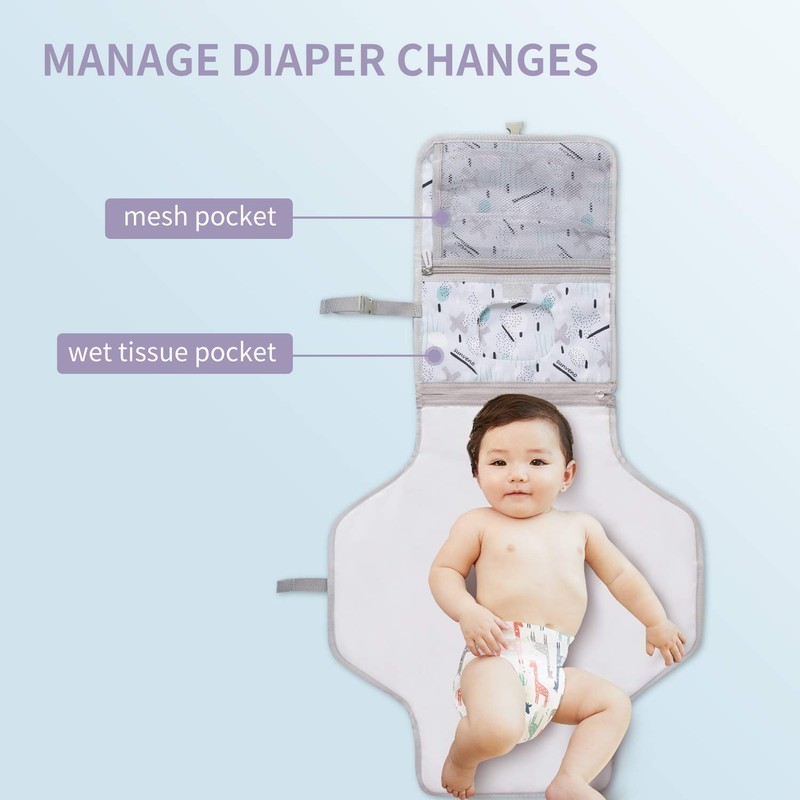 Portable Changing Pad (Blue)