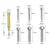 NIYATA 6 Piece 90° Countersink Set, HSS Countersink Set, Steel