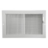 Hart Cooley 10"x6" Wall Register - White