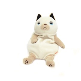 Shinada Global MONE-0168S Mochi Cat Plush Toy, Sham, Size S