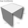 EPOSGEAR Nesting Plinths Acrylic Plastic Retail Riser Tiered Counter Display