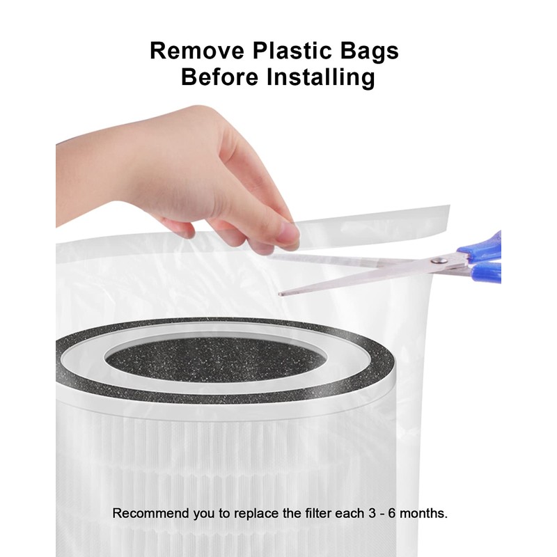 MORENTO Kilo True HEPA 13 Filter, Air Purifier Replacement Filter,