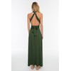 TRENDYOL Women's beachwear maxi A-line regular woven fabric dress, khaki,