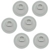 6 Pieces D Rings Patch for PVC Inflatable Boat Canoe