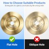 Shower Handle Cover Plate, Brushed Gold,for One-Handle Tub and Shower