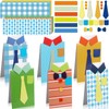 Sabary 24 Sets Father's Day Shirt Card Making Kit DIY