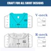 Tshirt Ruler Guide for Vinyl Alignment - Tee Shirt Centering