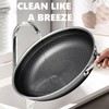 OATOFP Non Stick Frying Pans Set, Hybrid Pans Set Nonstick