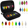 Zyluniy 16 Piece Trout Spoon Set, High-Quality Trout Bait &