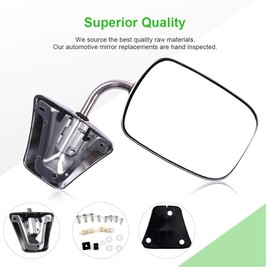 SCITOO Door Mirror Exterior Accessories Mirror fit For Chevy Blazer Jimmy Suburban H3623GM H3692 15693132 996220 with Manual Controlling (Driver Side or Passenger Side)
