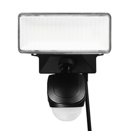 Globe Electric 17000198 180-Degree 14W Black 1200 Lumens Plug-in Outdoor Integrated LED Flood Light Security Light, 10-Foot Cord, Outside House Lights