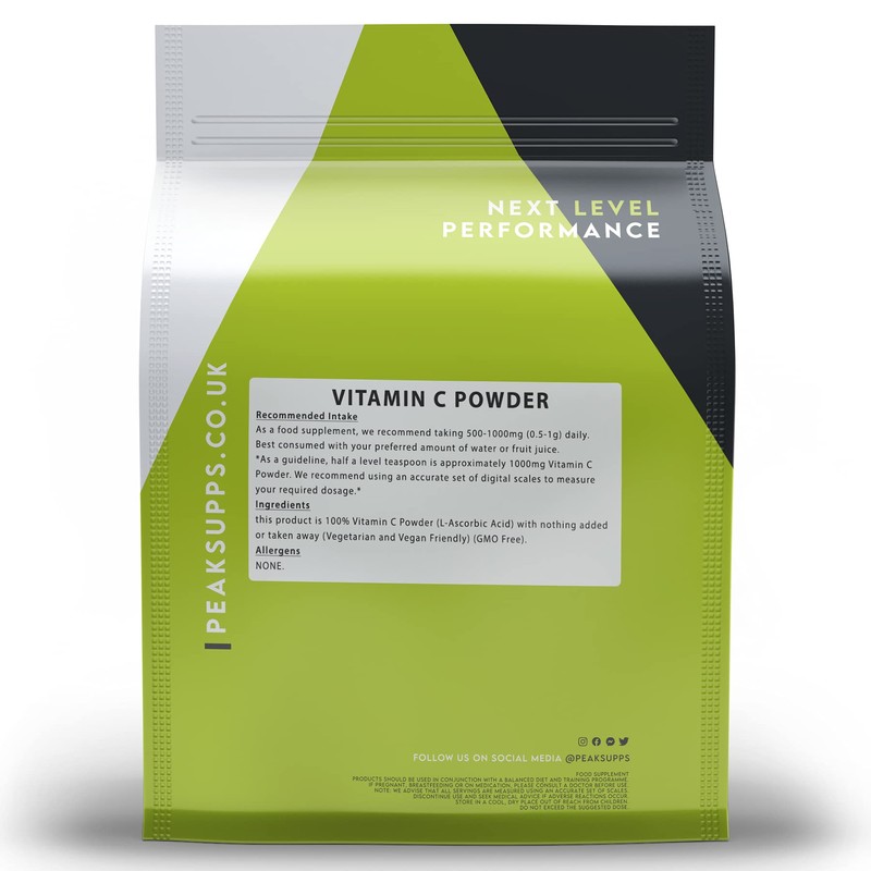 Vitamin C Powder 250g - Pure BP Grade | Packaging