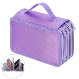 Pencil Case 4 Compartments Pencil Case Large Capacity Pencil Case 72 Slots Pencil Case Pens Organiser School Pencil Case Stationery Pen Bag for Children Adults