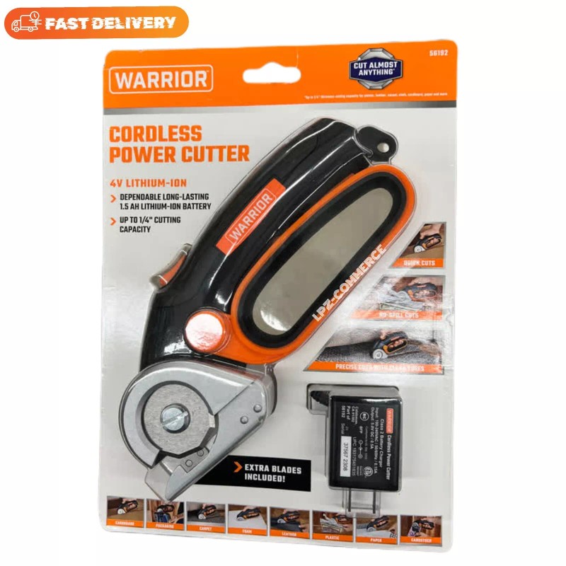 WARRIOR POWER CUTTER CORDLESS 4V NEW/ US SELLER ‼