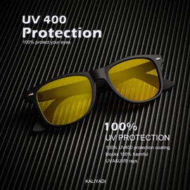 KALIYADI Sunglasses Men Polarized Sunglasses-for-Men: Classic Sun Glasses with UV400 Protection for Driving (4 Packs)