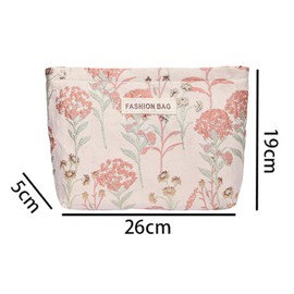 yufana Cosmetic Bag, Portable Travel Cosmetic Bag, Travel Cosmetic Bag, Portable Flower Cosmetic Bag, Toiletry Bag, Multifunctional Travel Cosmetic Bag for Women and Girls, Pink353, Popular Cosmetic